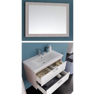 SARA 82 ORMARIĆ SA LAVABOOM I OGLEDALO LIGHT – KOLPA SAN