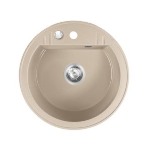 SUDOPERA GRANITNA FERRO fi510 BEŽ SA POP-UP SIFONOM fi90