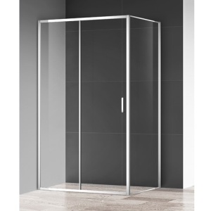 DEVON 100X90 TUŠ KABINA VISINE 195 PROVIDNO KALJENO STAKLO 6mm HROM RAM – CONCEPT