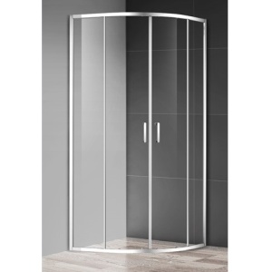 DEVON R80 TUŠ KABINA VISINE 195 PROVIDNO KALJENO STAKLO 6mm HROM RAM – CONCEPT