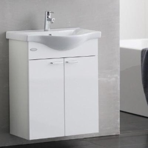 FIONA 65 ORMARIĆ SA LAVABOOM BELA SJAJ (WH) – KOLPA SAN