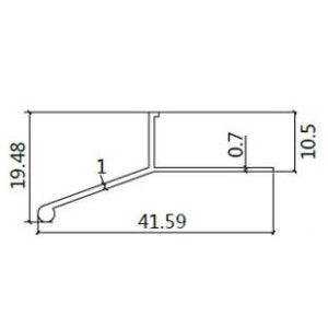 LAJSNA AL OKAPNICA 10mm MAT