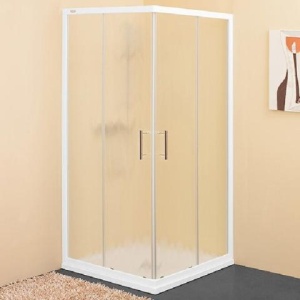 SQ LINE TKK 100X100 TUŠ KABINA VISINE 190 PROVIDNO KALJENO STAKLO 5/6mm BELI RAM – KOLPA SAN