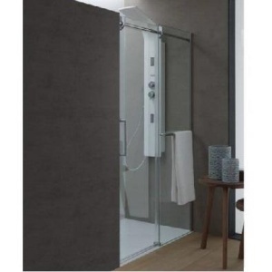 VIRGO TV2D/S 120 TUŠ VRATA (PARAVAN) VISINE 200 PROVIDNO KALJENO STAKLO 8mm HROM RAM – KOLPA SAN