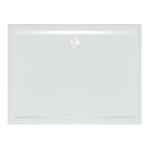 CANARY 100X100 BELA TUŠ KADA OD LIVENOG MERMERA VISINE 35mm POSTAVKA NA RAVAN POD – KOLPA SAN