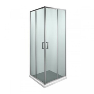 ATLAS CONCEPT 80X80 TUŠ KABINA VISINE 195 PROVIDNO KALJENO STAKLO 6mm HROM RAM – CONCEPT