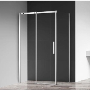 TITAN 100X80 TUŠ KABINA VISINE 195 PROVIDNO STAKLO 8mm HROM RAM – CONCEPT