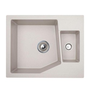 SUDOPERA GRANITNA XLINEA 1.5D SIVA 620X500 SA SIFONOM fi90/fi60 METALAC
