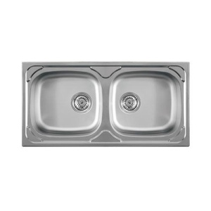 SUDOPERA INOX RELJEFNA LUNA 860X435 fi90 2D METALAC