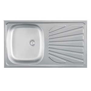 SUDOPERA INOX POLIRANA LUNA FLEX 860X435 fi60 1D METALAC
